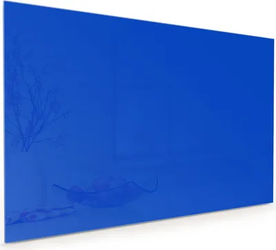 Produktbild von Küchenrückwand Spritzschutz Glas mit Motiv Königsblauer Hintergrund III 40 x 40 cm