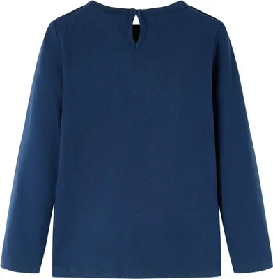 Produktbild von vidaXL Kinder-Langarmshirt Marineblau 92