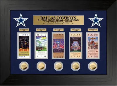 Produktbild von Dallas Cowboys Super Bowl Deluxe Gold Coin Ticket Bild