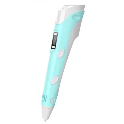 Produktbild von Riff Fantasy 3D-Druckstift mit LCD für Kinder mit 1,75 mm ABS/PLA-Filamentdraht/Wechselstrombetrieb/blau
