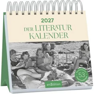 Produktbild von Postkartenkalender Der Literaturkalender 2027