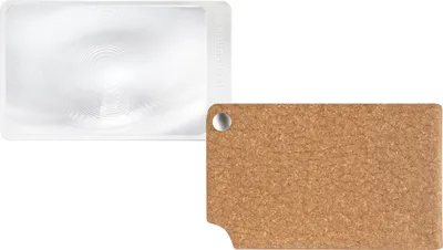 Obrázek produktu pro Lupa na šekové karty hnědá visoPOCKET 2,5x kožená ESCHENBACH