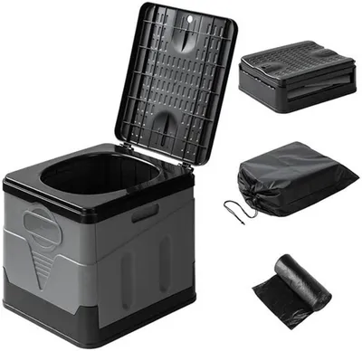 Produktbild von Portable und Einbaubarer Campingtoilet für Reisen und Outdoor-Abenteuer
