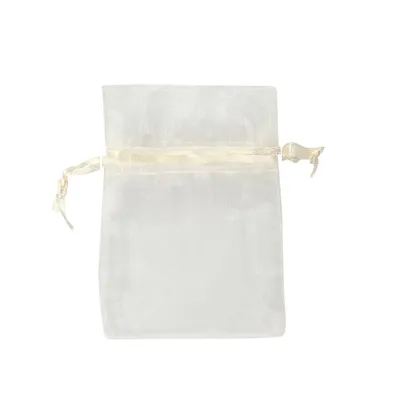 Produktbild von Organzasäckchen, 7 x 10 cm, 10 Stück Creme