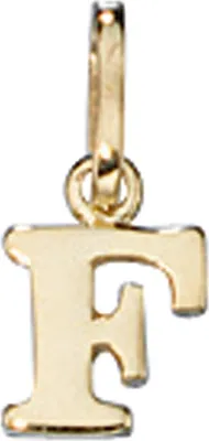 Produktbild von JOBO Anhänger Buchstabe F 333 Gold Gelbgold