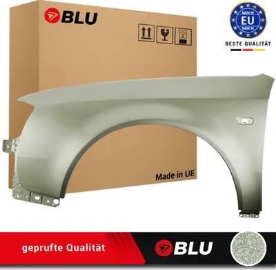 Image de BLU Aile Compatible avec Audi A6 C5 LY7Q Gauche Silber AtlasGrau | 1997-2001 | Avant | Peint| Prêt à Monter | Acier