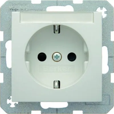 Obrázek produktu pro Berker 41498989, Typ F, Bílá, Duroplast, IP20, 250 V, 16 A
