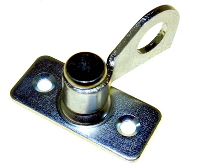 Produktbild von Vorreiber zum Verschließen von Türen und Toren, verzinkt, 45 x 20 x 2,5 mm