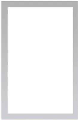 Produktbild von 5 magnetische Display-Aufkleber, magnetischer PVC-Displayrahmen, Bilderrahmen ohne Lochung, geeignet für Gesundheitsbescheinigungen, Auszeichnungen, Fotos, Notizen, Vorschriften, Anweisungen, A4-Format, Silber
