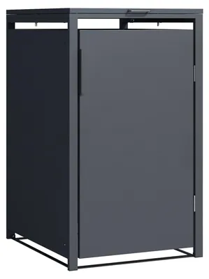 Produktbild von Mültonnenbox 80 x 116 x 66 cm Stahl Anthrazit