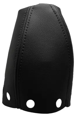 Image de Manette de changement de vitesse en cuir noir pour Mercedes Classe A