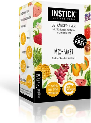 Produktbild von INSTICK Mix-Paket für 12 x 0,5 L pfandfrei