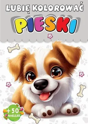 Zdjęcie produktu dla Pieski. Kolorowanka dla dzieci z naklejkami