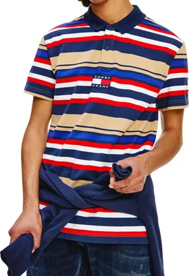 Produktbild von Tommy Jeans Herren Poloshirt SEASONAL STRIPE DM0DM11334-RBL