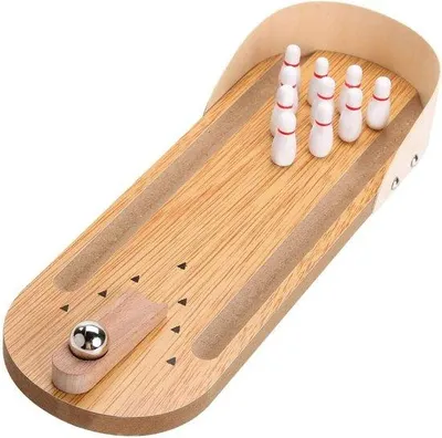 Produktbild von Holzspielbrett für den Schreibtisch - Holzmini-Arcade-Spielbrett für den Tisch - Geeignet für Kinder, Jugendliche, Männer, Frauen und kleine Hände