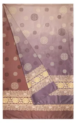 Produktbild von Foulard aus 100% Baumwolle in der Farbe Grigio, Maße: 180x270 cm