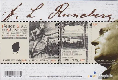 Produktbild von Briefmarken Finnland 2004 Mi Block32 (kompl.Ausg.) postfrisch J. L. Runeberg