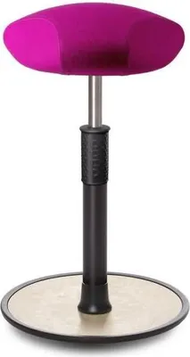 Produktbild von Sitz- Stehhocker Free Tall Triangel kvadrat Divina Mel. Pink schwarz /creme.