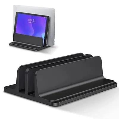 Zdjęcie produktu dla Stojak na laptopa aluminiowy pionowy regulowany macbook ipad