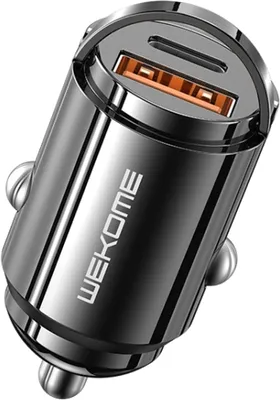 Immagine prodotto di Caricabatterie da auto WK WP-C38 Mini PD20W USB + Tipo-C