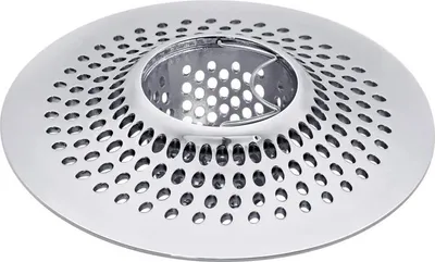 Produktbild von Abfluss-Haarfänger/Badewannen-Duschabfluss-Haarfalle/Sieb, Edelstahl-Abflussschutz