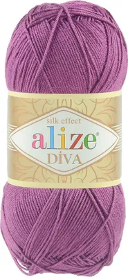 Produktbild von 100g Strickgarn ALIZE DIVA Sommerwolle Häkelgarn Wolle Sommer Stricken Häkeln