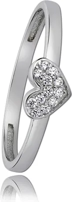 Produktbild von Balia Ring Damen Gold 333 58 18,5 weiß, silber Ringschmuck D2BGR009W58