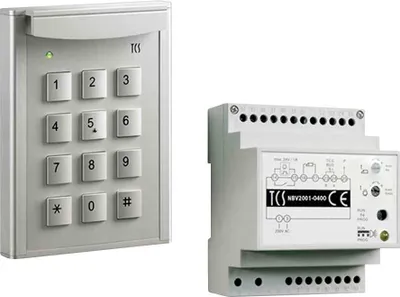 Produktbild von TCS AG TCS code:pack Zutrittspaket PZF5000-0010 m.Zahlencode codelock12 eloxiert silber