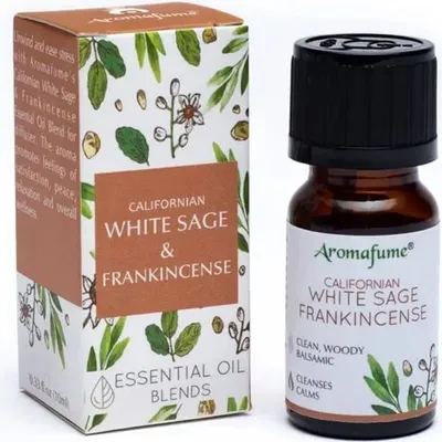 Image de Aromafume d'huile essentielle de sauge blanche et d'encens - paquet de 3 pièces - 10 ml
