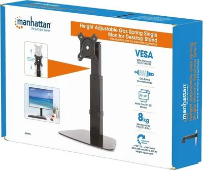 Produktbild von Verstelbarer Monitorarm schwarze Basis