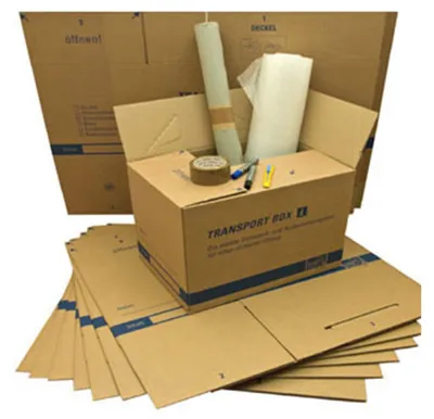 Produktbild von 1x Umzugsset für 1 Zimmer - 18 Umzugskartons und viel nützliches Zubehör