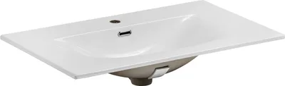Zdjęcie produktu dla Umywalka Meblowa Ceramiczna 81X46 Cm Biały Połysk Prostokątna