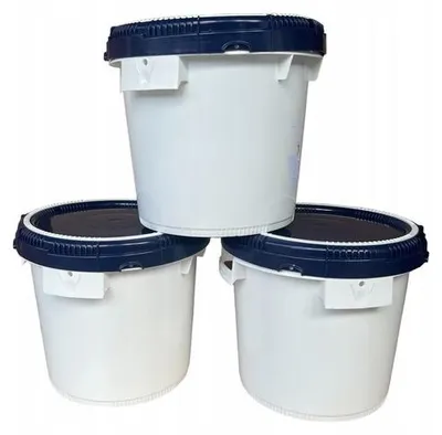 Produktbild von 3 Stück Plastikeimer 15 l mit Schraubverschluss, 15 Behälter für Fermentation und Einlegen