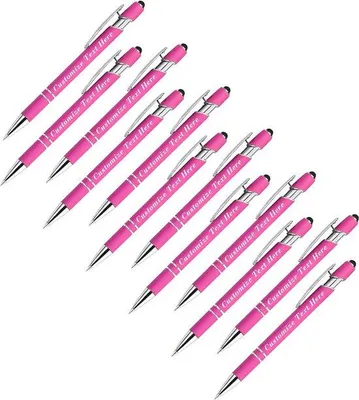 Produktbild von Famanu Schreibgeräte Set mit Stylus-Spitze - 12 Stück - Rosa