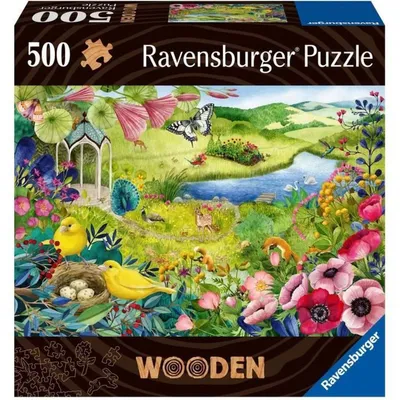 Obrázok produktu pre Drevené puzzle Divoká záhrada 500 dielikov
