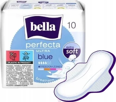 Obrázek produktu pro Bella Podpaski Perfecta Ultra Blue 10 sztuk