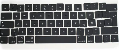 Produktbild von Tastatur Tasten Kappen Keycap Set für Macbook Pro A1989 A1990