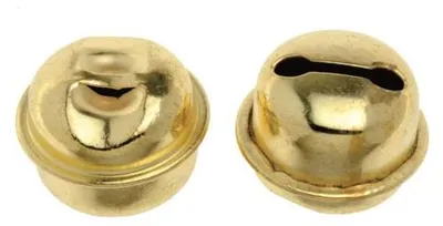 Produktbild von Glorex Rollenglöckchen12 mm goldfarben, 10 Stück