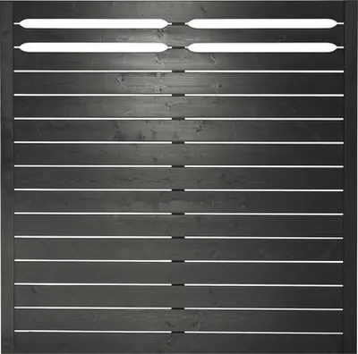 Produktbild von Zaun Hauptelement Konsta Ground 180 x 180 cm anthrazit