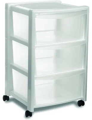 Obrázek produktu pro Úložný regál Libera, 3 zásuvky, bílý