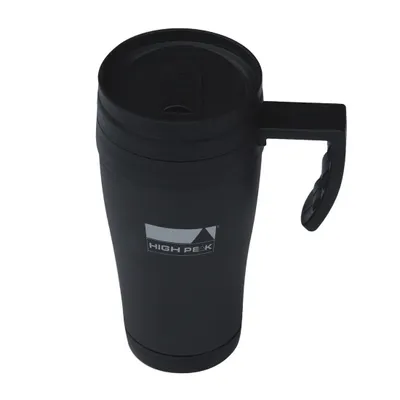 Produktbild von High Peak Thermo Mug - Thermosbecher aus Edelstahl 0,42 Liter schwarz