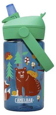 Produktbild von CAMELBAK Fahrrad-Wasserflasche - THRIVE FLIP STRAW KIDS 0,4l - Grün/Blau