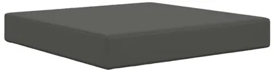 Image de vidaXL Coussin de canapé d'extérieur Anthracite 60 x 60 x 8 cm Polyester