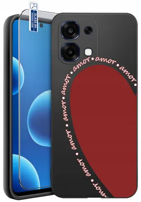 Imagen del producto de Funda para Oppo A6 Pro 5G con diseños, de silicona mate, con cristal protector 9H