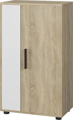 Produktbild von Kommode Vicco Berno Sonoma/Weiß 50.1 x 87.3 cm mit 2 Fächern, Model 55451