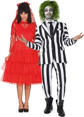 Produktbild von Beetlejuice Brautpaar rot - Einheitsgröße