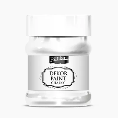 Obrázek produktu pro PENTART Křídová dekorativní barva, 230 ml, bílá