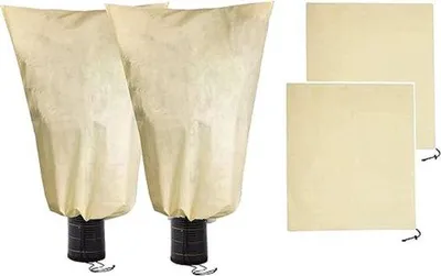 Image de Protection hivernale pour plantes, en deux parties, 80 x 120 cm