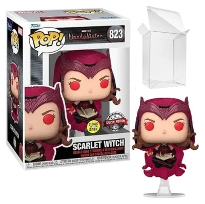 Produktbild von Funko Pop! Marvel WandaVision - Scarlet Witch #823 Glow in the Dark Exclusive