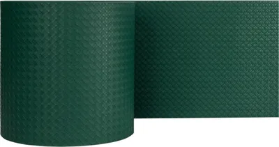 Produktbild von FORTENA Zaun Sichtschutzstreifen Polypropylen – 26 m lang, 19 cm hoch, Sichtschutzband mit Form Technorattan- in DREI Farben, optimaler Sichtschutz für Ihren Zaun RAL 6005 (Grün )
